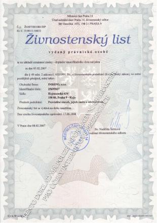Živnostenský list 1